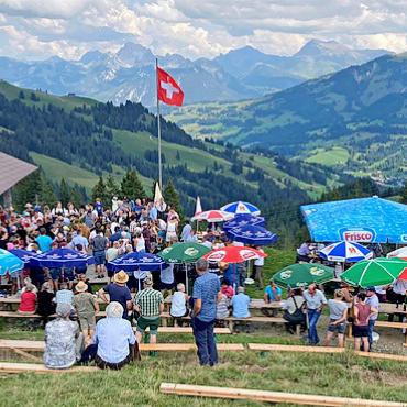 Plani-Sufsunntig am 10. August 2025 - Der Sufsunntig-Platz auf dem Plani. FOTO: ARCHIV/ZVG