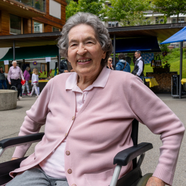 «I guete wie i schlächte Zyte… - Flora Reichenbach, begeisterte Bewohnerin.