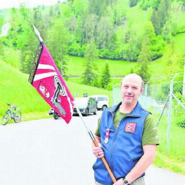 Kurt Ellenberger ist Fähnrich der Pistolenschützen - FOTOS: ZVG