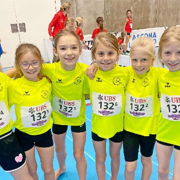 Zweimal Qualifikation für den Regionalfinal geschafft - Die U10-Mädchen hatten sich bereits im November für den Regionalfinal qualifiziert und konnten in Bern ausser Konkurrenz starten.