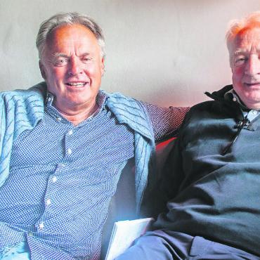 Der «Olivenölpapst» und die «Ikone des kulinarischen Massstabs» - Martin Dalsass (links) und Robert Speth waren beide Koch des Jahres, haben beide 18 Punkte und einen Michelin-Stern und sie haben denselben Jahrgang. Das erste Mal zusammen gekocht haben Sie im Le Grand Bellevue anlässlich einer Hochzeitsfeier anno 1984. FOTO: KEREM MAURER