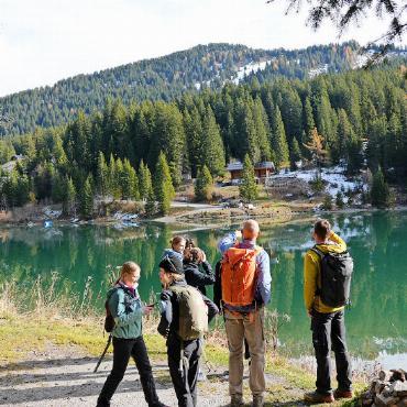 Nachhaltige Entwicklung am Arnesee - Ein kurzer Stopp an einem schönen Aussichtspunkt.