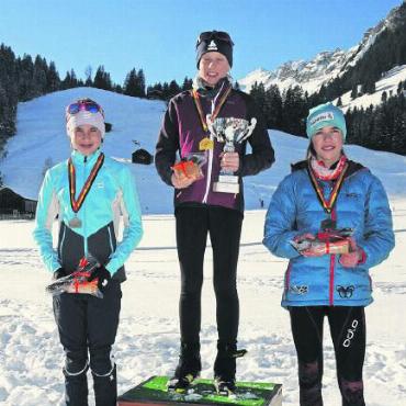 Schneesport in verschiedenen Variationen - … und Danja Reichenbach FOTO: MATTHIAS REICHENBACH
