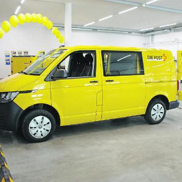 Ein Blick hinter die Kulissen der Post - … und der Fiat Ducato der Post.