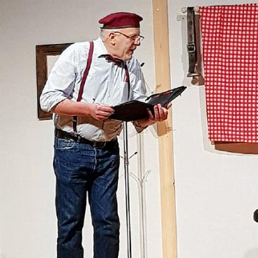 Fröhlicher Maiengruss vom Grubenchörli - Ueli Oehrli, Betriebspsychologe.