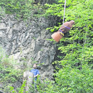 Und wo … - Skulpturen von der Holzbildhauerei Frautschi. FOTO: ZVG