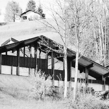 Ernst Anderegg – Architekt des Sportzentrums - Ferienhaus Müller, 1969/70.