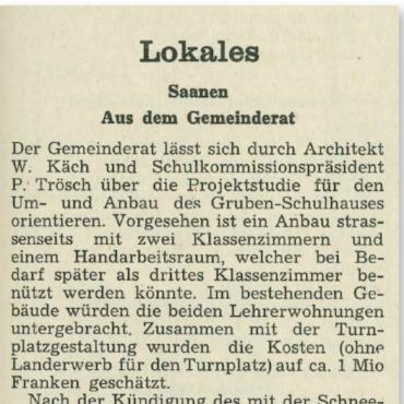 Als vor 50 Jahren ein Schlechtwetter-Herbst den Landwirten das Leben schwer machte - Textausschnitte aus Ausgaben des «Anzeigers von Saanen», die vor 50 Jahren erschienen sind. AUS DEM ARCHIV DES «ANZEIGERS VON SAANEN»