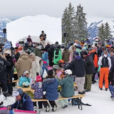 Rekordbesuch am Slopesound trotz Winterwetter