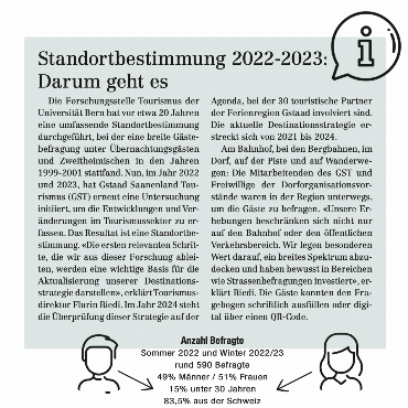 Auswertung von 600 Fragebögen zeigt: Die Natur ist der wahre Grund, weshalb Gäste und Zweitheimische anreisen