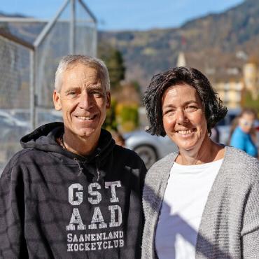 Gemeinsam macht es mehr Spass! - Die Verantwortlichen und guten Seelen des Anlasses: Corinne und Christian Reuteler.
