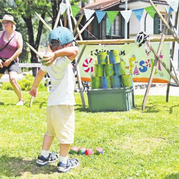 Ein Sommerfest zum «Bären»-Geburtstag - Zielen, werfen, …