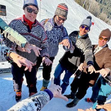 Drittes Clubrennen im 33. Clubjahr des Telemark Clubs Gstaad - … und ein Schnupf da halten auf Trapp.