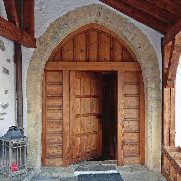 Kirche ist Präsenz Über das Dasein, das bleibt - Die Tür bleibt offen.       FOTOS: MARIANNE KELLENBERGER