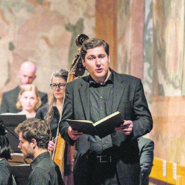 Bach monumental rekonstruiert - Der Tenor Patrick Grahl.