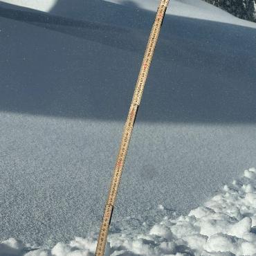 80 Zentimeter Neuschnee führt zu erhöhter Lawinengefahr