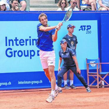 Lasst die Korken knallen: Das war das Swiss Open Gstaad 2023 - Gab nicht kampflos auf: der Zweitplatzierte Albert Ramos‑Viñolas.
