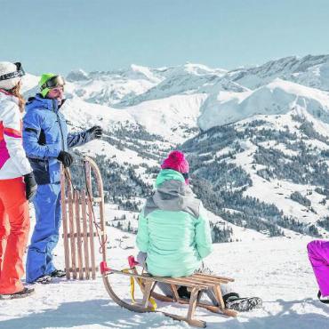 Viel Schnee und Topwetter sorgen für gelungenen Saisonstart - Auch die Schlittelwege konnten dank der perfekten Verhältnisse rege genutzt werden. FOTO: BDG AG MELANIE UHKÖTTER