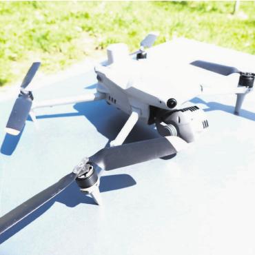 Blick in die Vergangenheit - Die Aufnahmen der GPS-Drohne ermöglichen unter anderem die Berechnung eines 3D-Modells des Geländes.