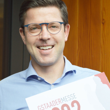 Informativ, unterhaltsam und wieder da - Philipp Reber, Genossenschaftspräsident der Gstaader Messe. (Foto: AvS)