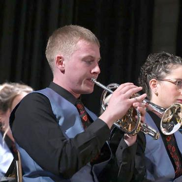 Eine Lagerwoche im Zeichen internationaler Freundschaft - Lionel von Grünigen nimmt diese Woche mit der Europäischen Jugend Brass Band im norwegischen Stavanger an den Europäischen Brass-Band-Meisterschaften teil. FOTO: PHOTOP.CH