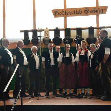 Ein Gesamtchor als Höhepunkt des Jodlertreffens