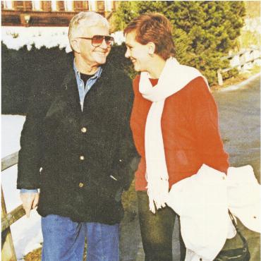 Happy Birthday, Julie Andrews! - Ihr Ehemann, der Regisseur Blake Edwards, und Julie Andrews in Gstaad. FOTO: ARCHIV/GSTAAD LIFE