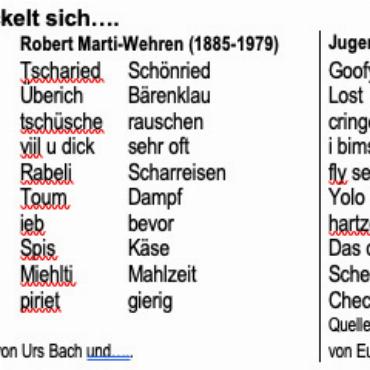 Rendezvous mit ehemaligen Schriftstellern aus dem Saanenland