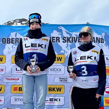 Starke Leistungen auf nationaler und regionaler Bühne - Emma Horn auf dem ersten Platz beim Leki Cup.