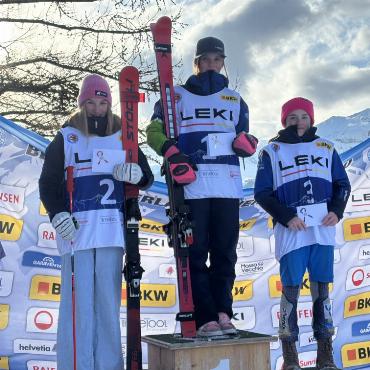 Erfreuliche erste Saisonhälfte - und Rang 2 für Lena von Siebenthal. FOTOS: ZVG