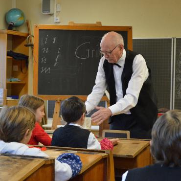 Schulstunden wie vor 100 Jahren