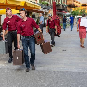 Eine «Ländlermusikwolke» schwebte über Gstaad