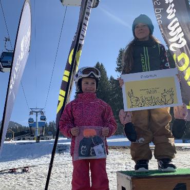Samira und Damien in den Steilwandkurven