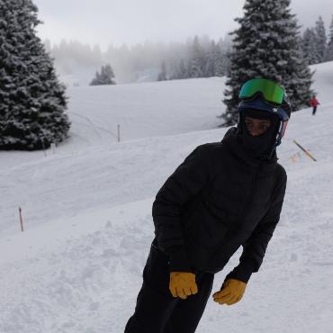 Erstkontakt mit dem Schnee