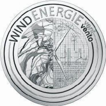 Silbermünze «Windenergie» zum Thema «Energie der Zukunft» - Die neue Silbermünze. FOTO: ZVG