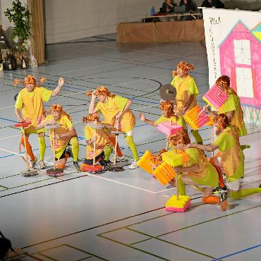Eine fabeltastische Turnshow - Die Männer der Männerriege sorgten als "Pippi Langstrumpf" für Spass und Unterhaltung.