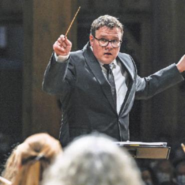 Das unbekanntere – aber nicht weniger schöne – Meisterwerk - Orchestra degli Amici unter der bewährten Leitung von Michael Bach. FOTO: PHILIPPE CHEVALIER, SAANEN