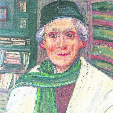 Die Geschwister Züricher: ein starkes Trio mit grossem Talent in Kunst und Literatur - Ein Selbstporträt von Bertha Züricher.