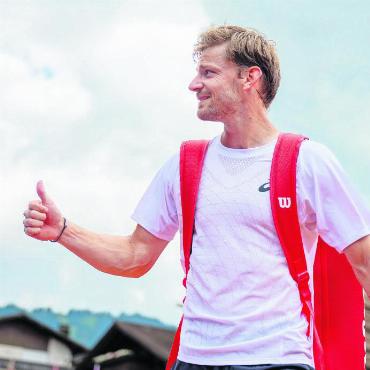 Schweizer Emotionen, internationale Überraschungen – Gstaad kommt in Fahrt - David Goffin machte das Beste aus seiner Wildcard und setzte sich in zwei Sätzen gegen Landaluce durch.