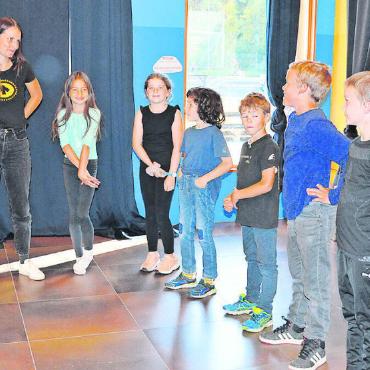 Kleine Traumfresser - Bei den Proben während des viertägigen Workshops.