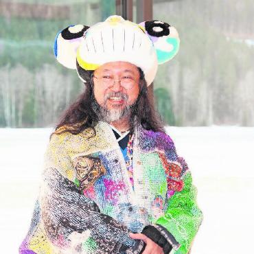 Sechs haben weisse Füsse - Takashi Murakami wurde 1962 in Tokio geboren.