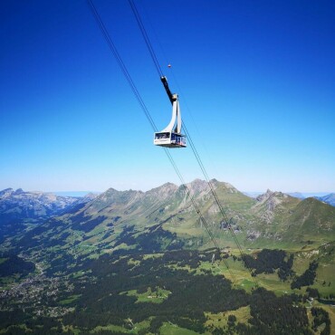 Glacier 3000: Die Luftseilbahn ist wieder in Betrieb - Die Seilbahn der Glacier 3000 läuft wieder. (Foto: Glacier 3000)