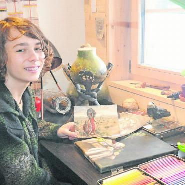 Von Hobbies erfüllt - Ein ausserordentlicher Naturfreund: Livio von Siebenthal. FOTOS: JENNY STERCHI