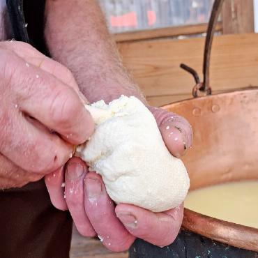 Für jeden Marktbesuchenden ein Lieblingskäse - Wer Britsche liebt, hatte Gelegenheit, sie gleich vor Ort am Alpkäsemarkt zu essen. Und wer es nicht kannte, konnte probieren.
