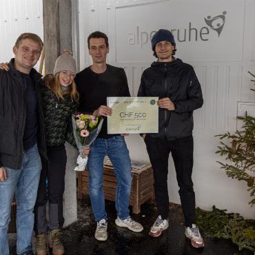 500 Franken für die Stiftung Alpenruhe - FOTO: ZVG