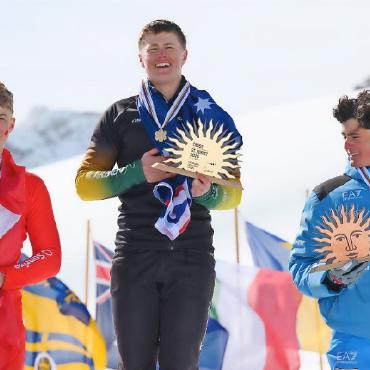 Rosa Colella überzeugt mit zwei Top-5-Plätzen - Kenny Schläppi (links) holte an der Junioren-WM Silber.   FOTO: JEANNINE SCHLÄPPI