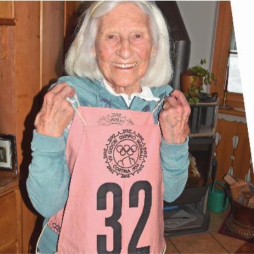 «Es war ein einmaliges Erlebnis» - Rosmarie Ryter-Reichenbach fuhr beim Abfahrtsrennen an den Olympischen Winterspielen 1956 mit Startnummer 32 auf Rang 15 und war damit drittbeste Schweizerin.