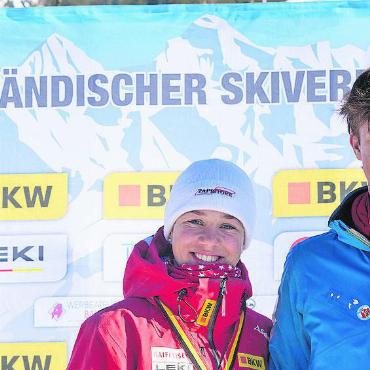 Entscheidungen auf Schnee - Dania Allenbach und Luc Herrmann fuhren in die Punkte. ARCHIVFOTOS: YOSHIKO KUSANO (LINKS)/ RK PHOTOGRAPHY (RECHTS)