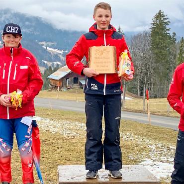 Becherrennen Skiclub Turbach-Bissen - 1. Lukas Matti, 2. Rico Hählen, 3. Lukas Herrmann. FOTOS: ANTONIA MATTI