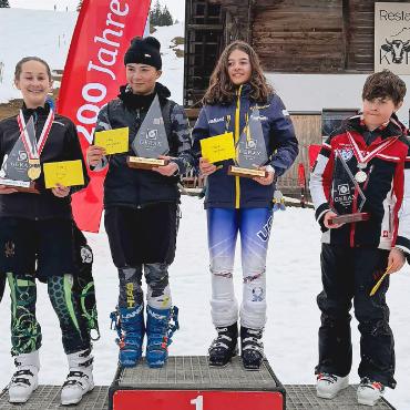 Gerax-Cup begeisterte bei der Premiere über 150 Teilnehmende - Das Podest des Jahrgang 2013 erzielte zusammen 351 Punkte.